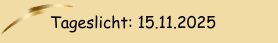 Tageslicht: 15.11.2025