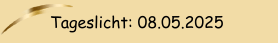 Tageslicht: 25.03.2025