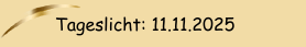 Tageslicht: 11.11.2025