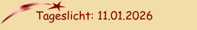 Tageslicht: 11.01.2026