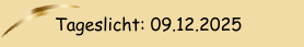 Tageslicht: 08.12.2025