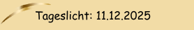 Tageslicht: 10.12.2025