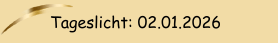 Tageslicht: 01.01.2026