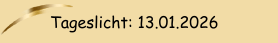 Tageslicht: 11.01.2026