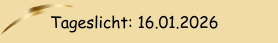 Tageslicht: 16.01.2026