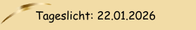 Tageslicht: 22.01.2026